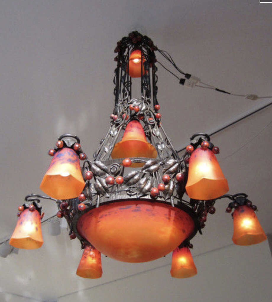 Unique Charles Schneider lamp